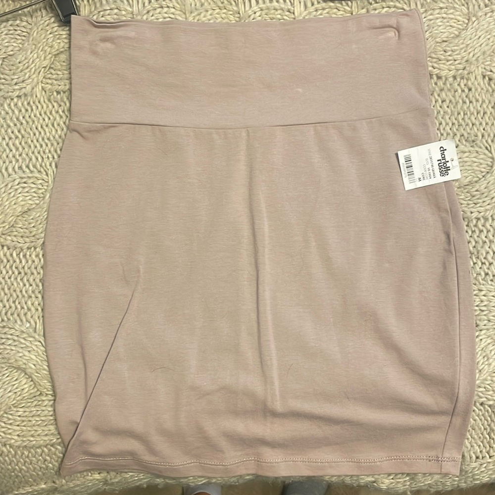 Charlotte Russe pink pencil skirt
